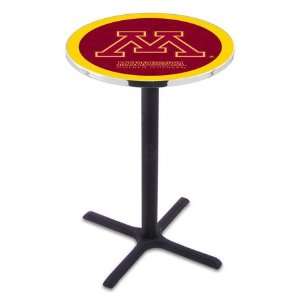   Minnesota Counter Height Pub Table   Cross Legs   NCAA: Home & Kitchen