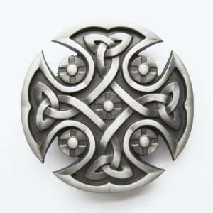  Celtic Keltic Iron Cross Belt Buckle 