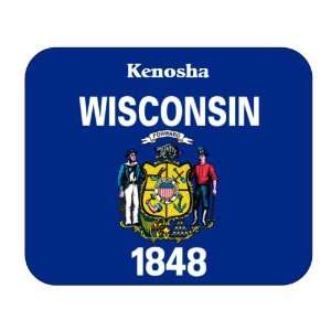  US State Flag   Kenosha, Wisconsin (WI) Mouse Pad 