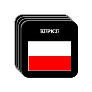  Poland   KEPICE Set of 4 Mini Mousepad Coasters 