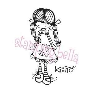   Bella Unmounted Rubber Stamp Kettos Dolly 