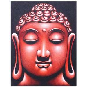 Deep Meditation Buddha 2~Arcylic On Canvas~Paintings:  Home 