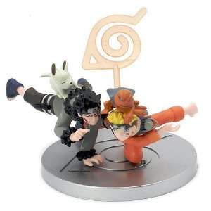  Naruto with Gamakichi and Kiba with Akamaru Dual Figure 