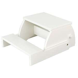   Kidkraft Kids Large White Wooden Flip Step Chair Stool: Home & Kitchen