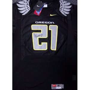  LaMichael James Autographed Nike Oregon Ducks Black Jersey 