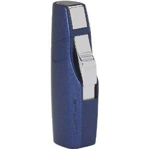 Lotus L26 Torch Flame Lighter W/Punch Blue Metallic / Chrome Polished