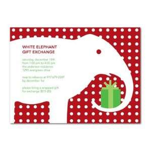  Holiday Party Invitation   Snow Elephant By Dwell Health 