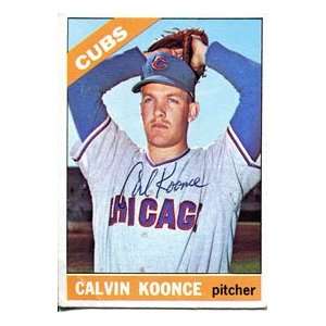  Calvin Koonce Autographed 1966 Topps Card Sports 