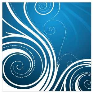  White And Blue Swirls 12 x 12 Paper Arts, Crafts & Sewing
