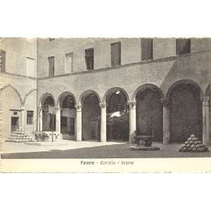   Postcard Interior of the Castello   Ferrara Italy 