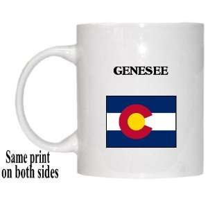    US State Flag   GENESEE, Colorado (CO) Mug 