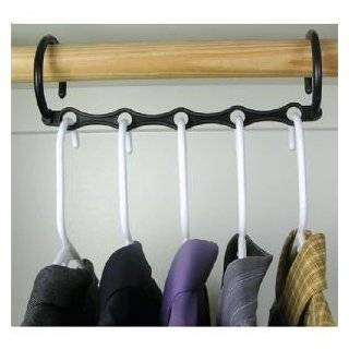   hangers Space Saver Organizer + One Tie Hanger   Closet Space Saving
