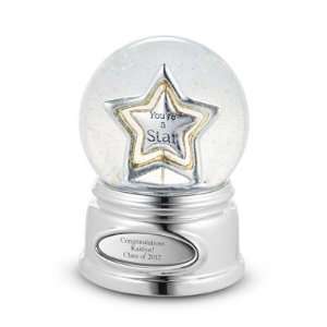  Personalized Star Snow Globe Gift: Home & Kitchen
