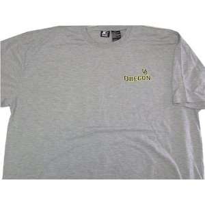  Oregon Ducks Grey Starter Dristar T shirt XX Large: Sports 