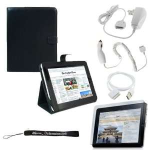  stand, Melrose Leather Horizontal Flip iPad Case for the Apple iPad 