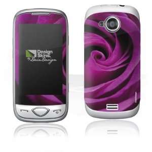   Design Skins for Samsung S5560   Purple Rose Design Folie Electronics