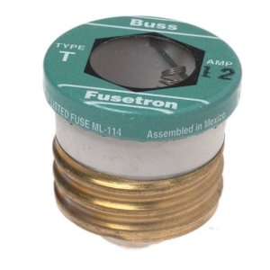  3 each Fusetron Plug Fuse (BP/T 12)