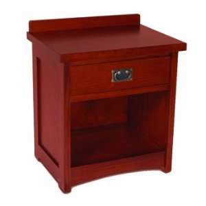  Tradewins Mission Youth 1 Drawer Nightstand: Furniture 
