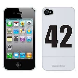  Number 42 on Verizon iPhone 4 Case by Coveroo  Players 