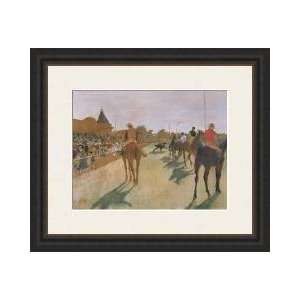 The Parade Or Race Horses In Front Of The Stands C186668 Framed Giclee 