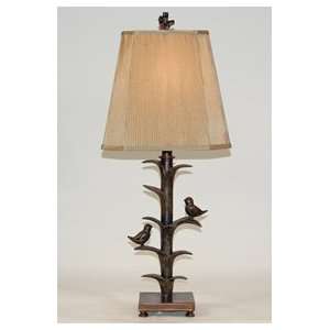 Birds Perched on Tree Table Lamp