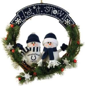    Plush Animated Snowman Christmas Wreath 