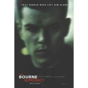Bourne Supremacy 27 X 40 Original Theatrical Movie Poster