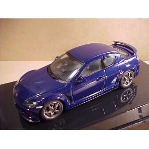  Mazda RX 8 Tuned by Mazdaspeed Start Blue 1/43 Diecast Car Model 