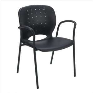  Volley Side Chair with Black Frame Fabric Origin 