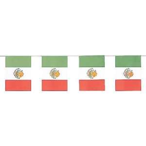  8 Mexican Flag Paper Banner