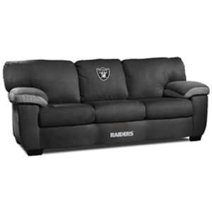   Raiders NFL Team Logo Classic Sofa:  Sports & Outdoors