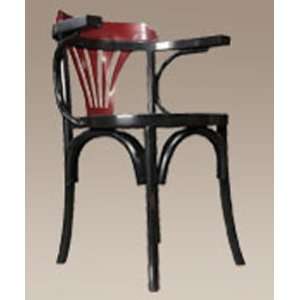 Authentic Models Black and Red Wooden Navy Chair