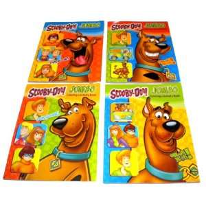  4 Scooby Doo Coloring and Activity Book with Cut outs! FREE 
