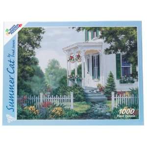  Summer Cat 1000 piece Puzzle: Toys & Games