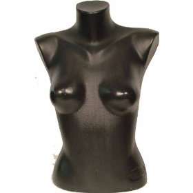   New Female Torso Mannequin Form   Table Top   Black 