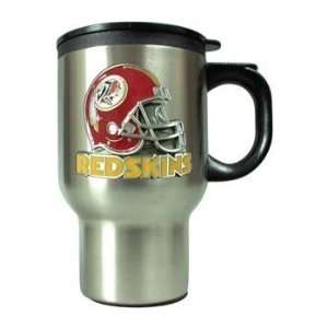   Stainless Steel Thermal Mug W/ Pewter Emblem   NFL: Sports & Outdoors