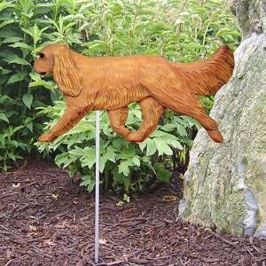   King Charles Spaniel Garden Stake by Michael Park