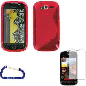  Gizmo Dorks TPU Gel Case Cover (Red) and Screen Protector 