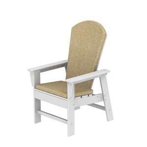 Poly Wood 2 piece South Beach SBD Dining Adirondack Chair:  