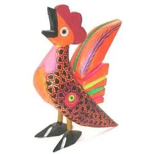  Rooster 5 Inch Oaxacan Wood Carving: Home & Kitchen