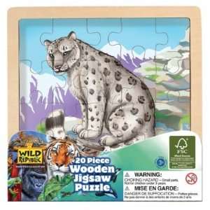  Snow Leopard Wooden Jigsaw Puzzle Toys & Games