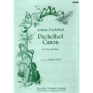  Pachelbel Canon, Violin and Piano [Sheet music] Pachelbel Books
