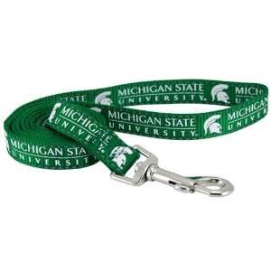  Michigan State Spartans 4 Green Medium Pet Leash Sports 