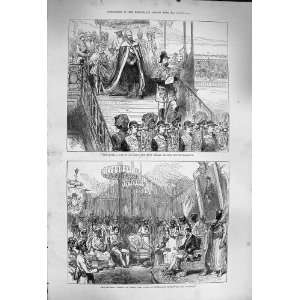  1877 Imperial Durbar Delhi Nizam Hyderabad Nuzzur