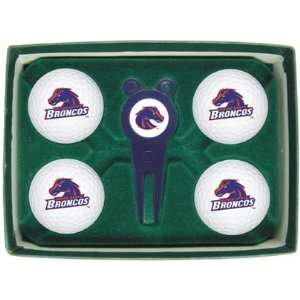 Boise State University Broncos NCAA Golf Ball & Divot Gift Set:  