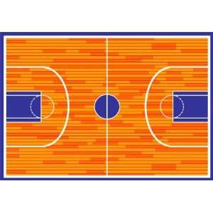  Basketball Court Children Area Rug 39x58