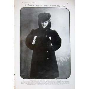  1906 Lady Robine French Actress Woman St Petersburg
