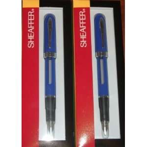  Sheaffer Fine point Fountain Pens Blue 
