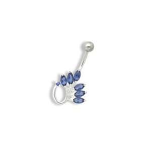   JEWELS NAVEL BELLY BUTTON RING 12g 1/4 (6mm) Mix My Colors Jewelry