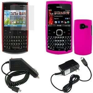  iNcido Brand Nokia X2 01 Combo Rubber Hot Pink Protective 